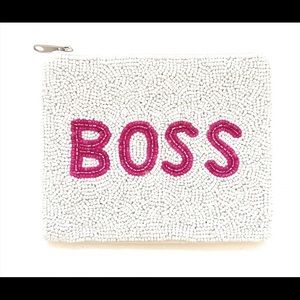 Boss beaded coin purse